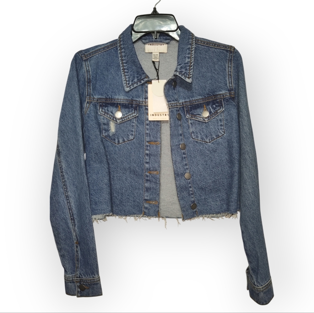 Industriel Blue Jean Jacket for Women